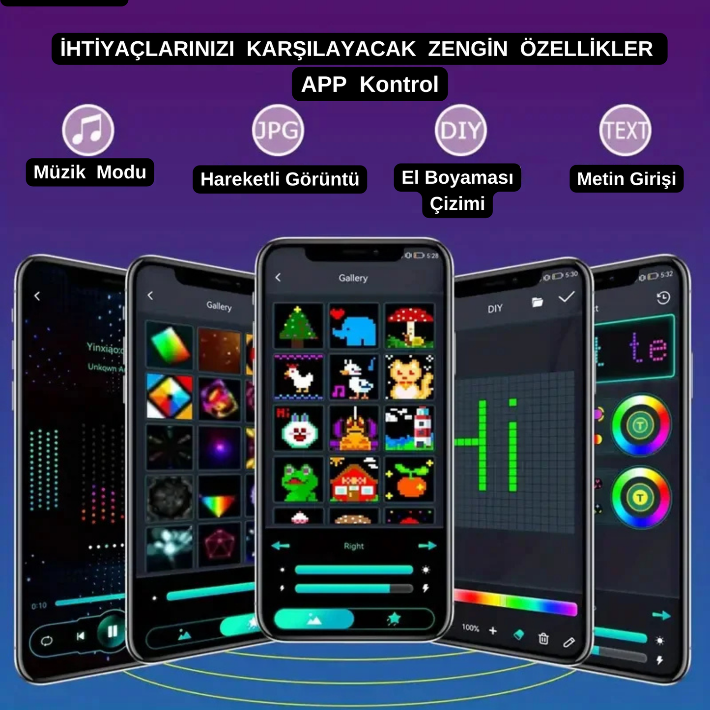 AKILLI LED PERDE